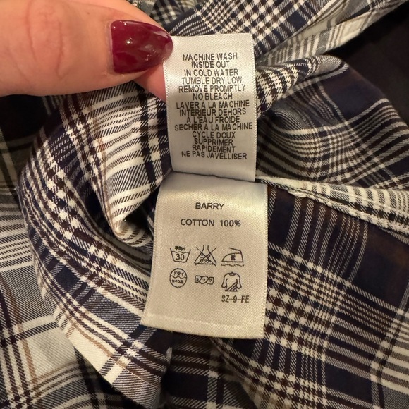 NWOT Frank & Eileen Barry Button Up Shirt Sz XS - Picture 13 of 13